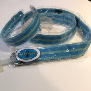 🏝 Blue Green Matching Belt and Headband 🏝